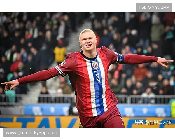 哈兰德头球抢点完成帽子戏法